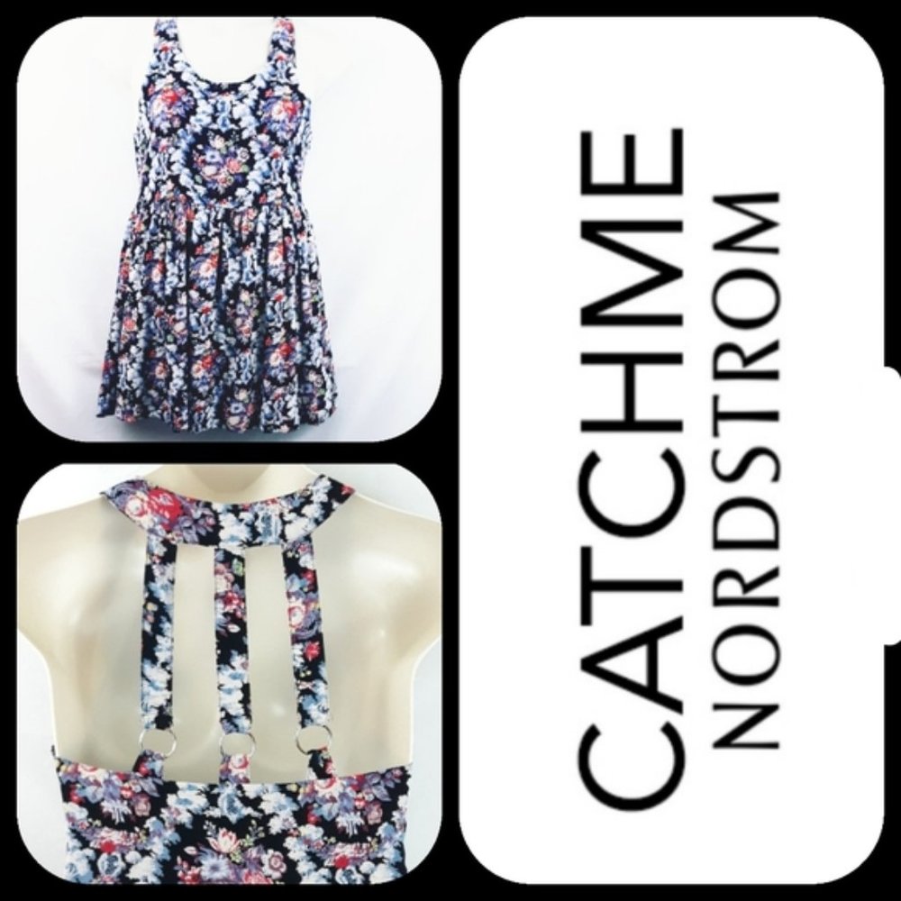 Strappy Back Floral Dress by Catch Me